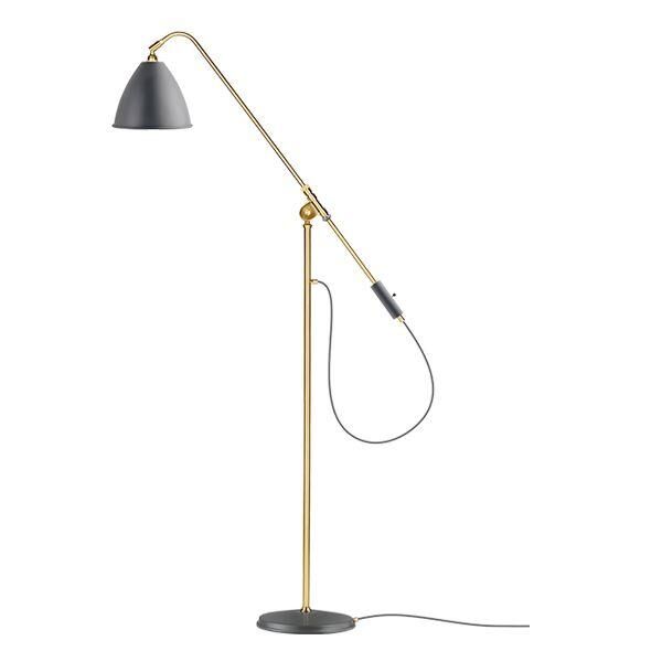 Bestlite BL4 Golvlampa Gr&aring;/ M&auml;ssing