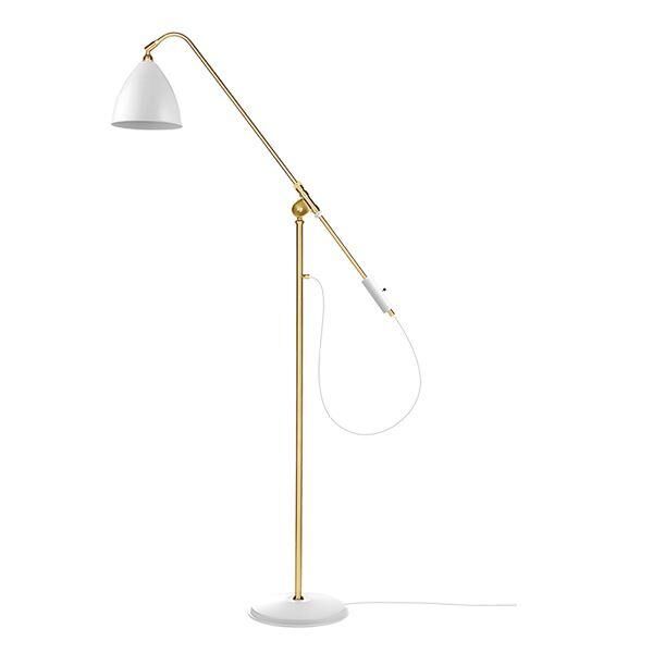 Bestlite BL4 Golvlampa Matt Vit/ M&auml;ssing