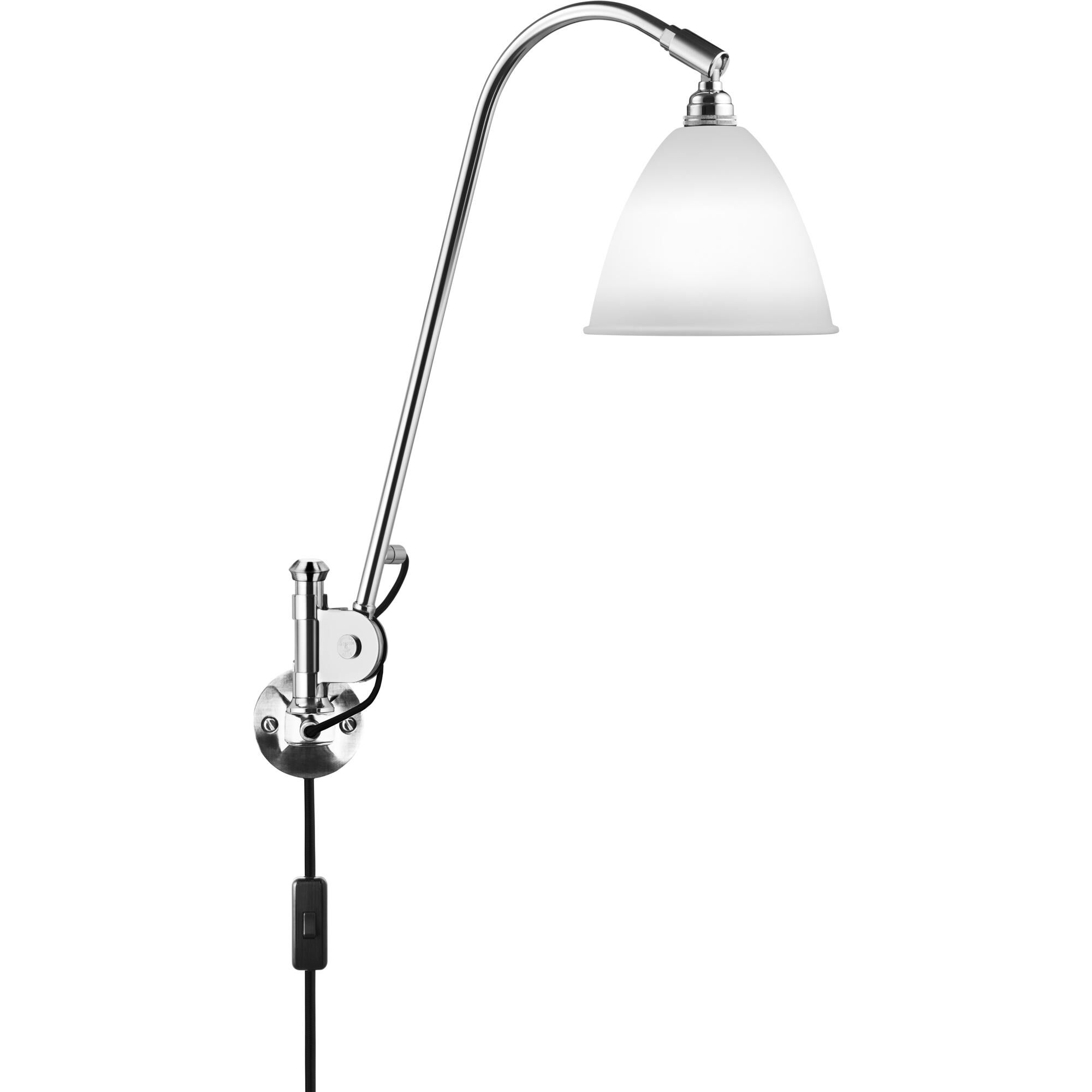 Applique Murale Bestlite BL6 Chrome/ Porcelaine