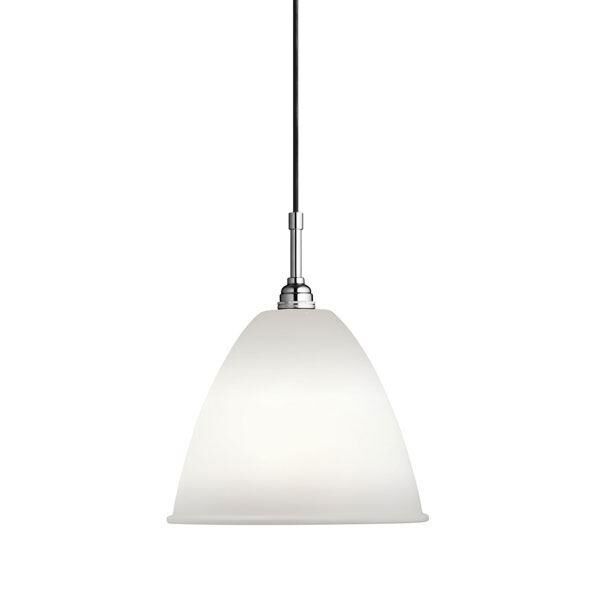 Bestlite BL9M Taklampa Medium Krom/Porslin