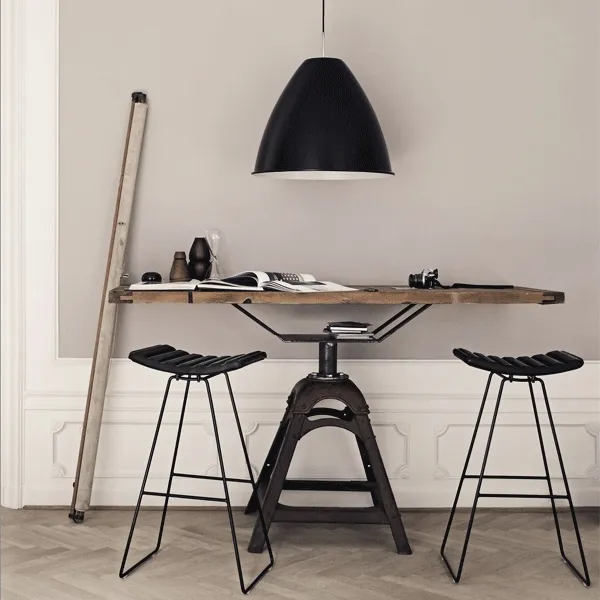 Bestlite BL9L Pendant Large Matt Black/ Brass