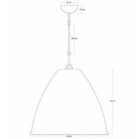 Bestlite BL9L Pendant Large Matt Black/ Brass