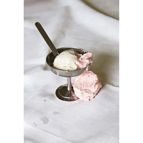 Italienischer Eisbecher aus Edelstahl