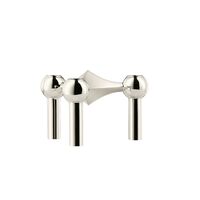 Lysestage H6,5 Krom