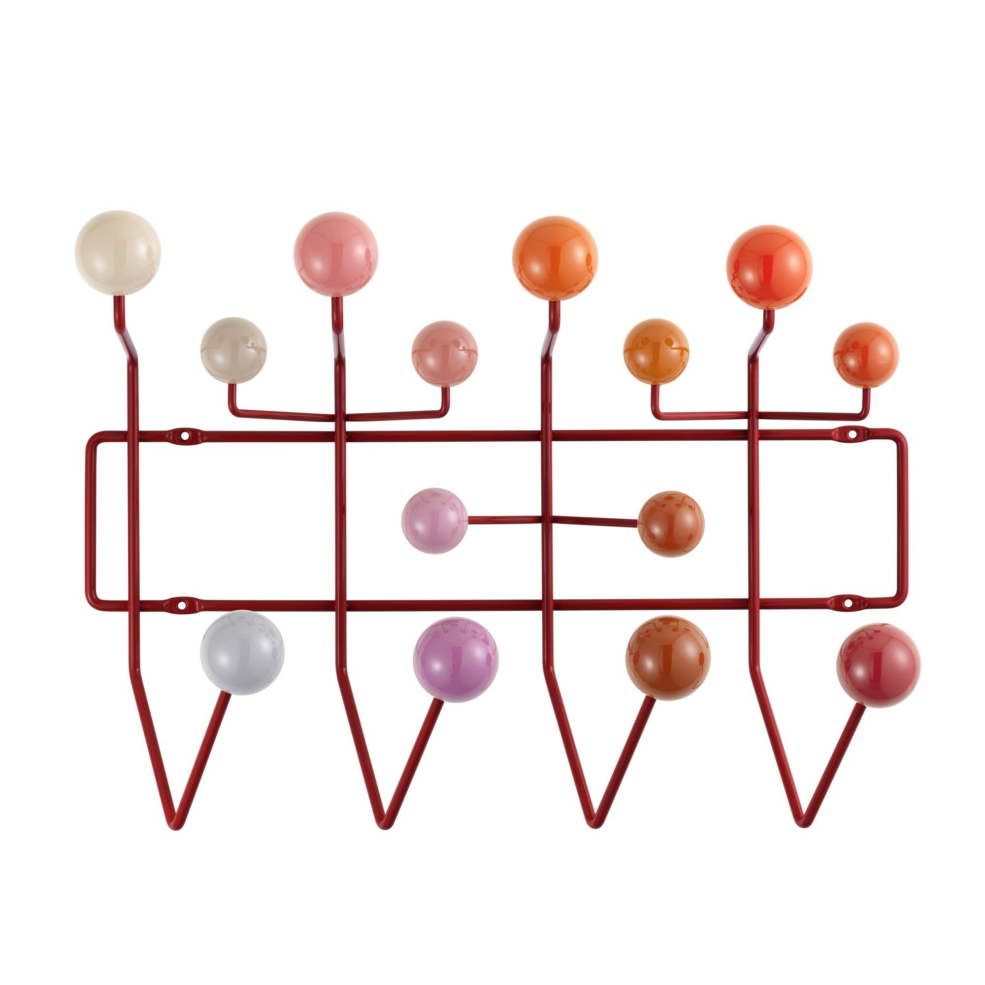 Porte-manteau Hang It All Rouge Multicolore/ Rouge