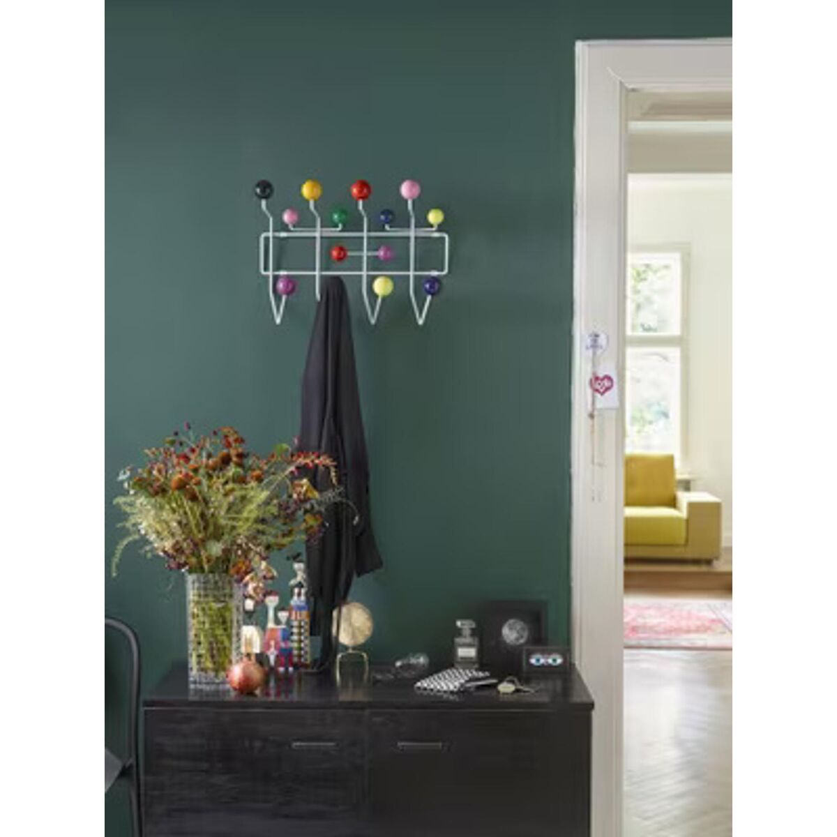 Hang It All Coat Rack Red Multitone/ Red
