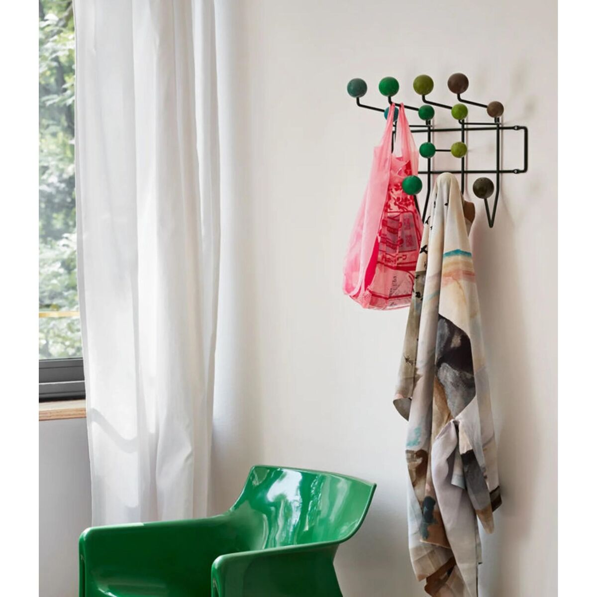 Hang It All Coat Rack Red Multitone/ Red