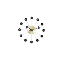 Ball Clock Veggklokke Sort/ Messing