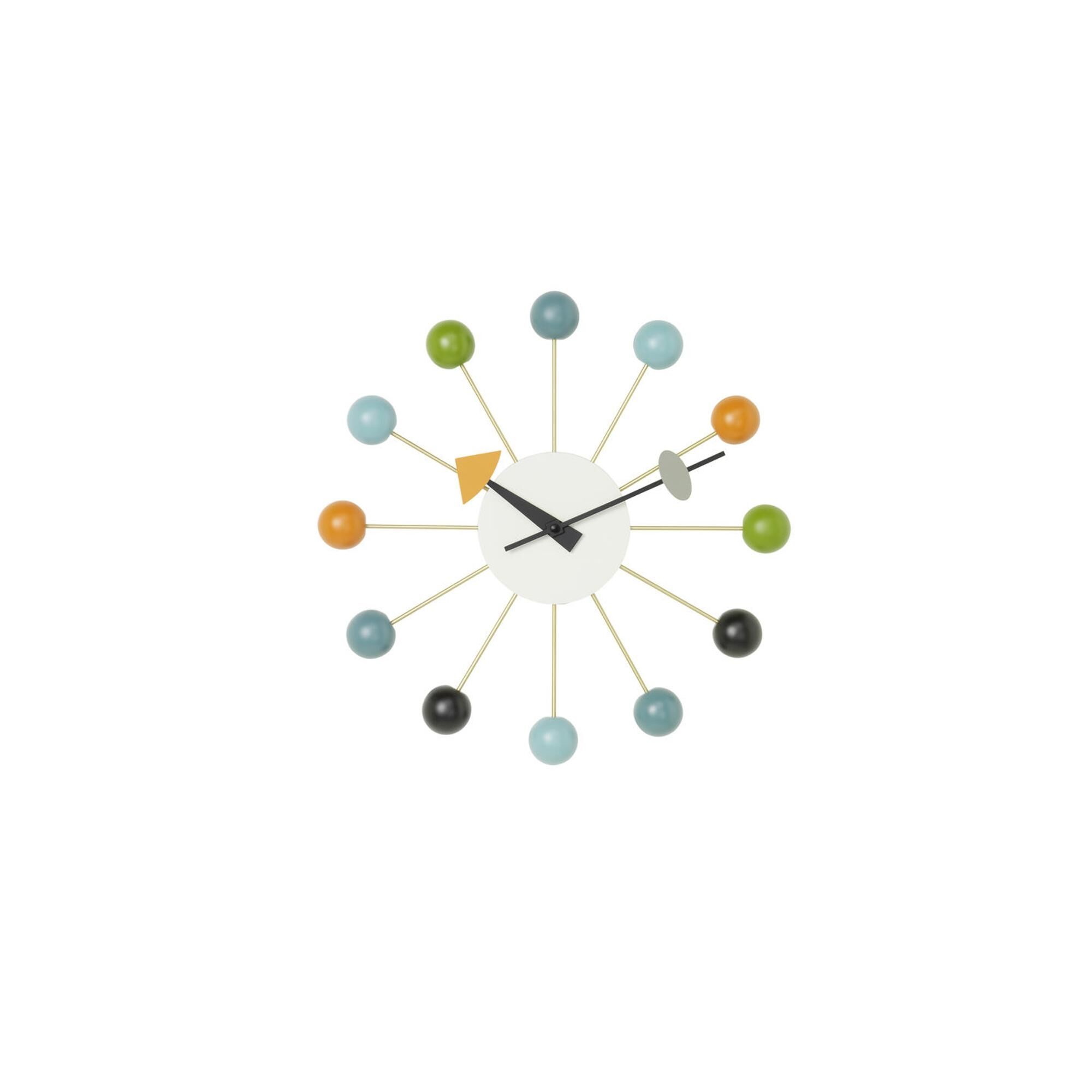 Ball Clock Léger Multicolore