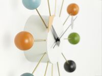 Ball Clock Léger Multicolore