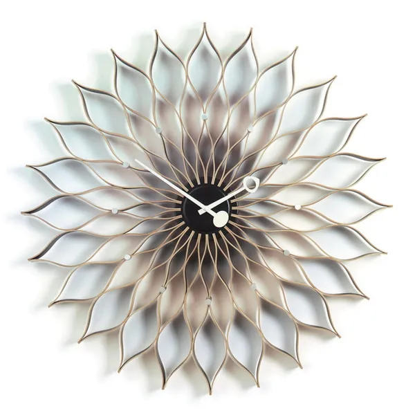 Sunflower Clock Uhr Birke/ Schwarz