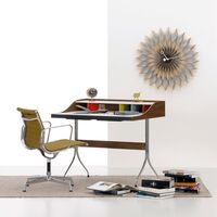 Sunflower Clock Orologio Betulla/ Nero
