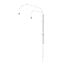 Willow Wall Hanging Double Biały