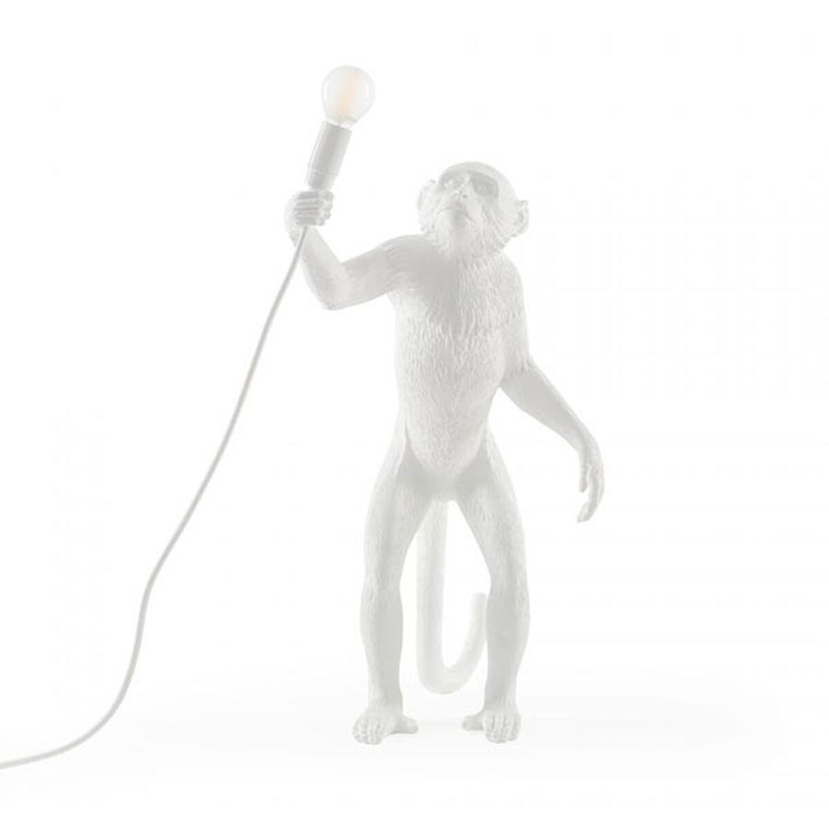 Monkey Staande Tafellamp Wit