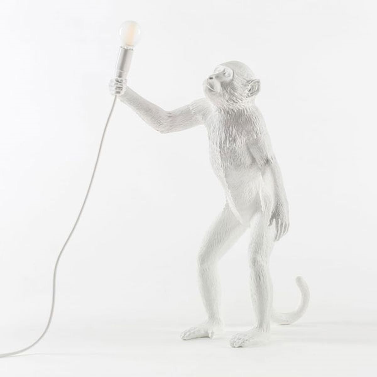 Monkey Staande Tafellamp Wit