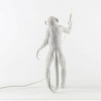 Monkey Staande Tafellamp Wit