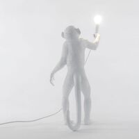 Monkey Staande Tafellamp Wit