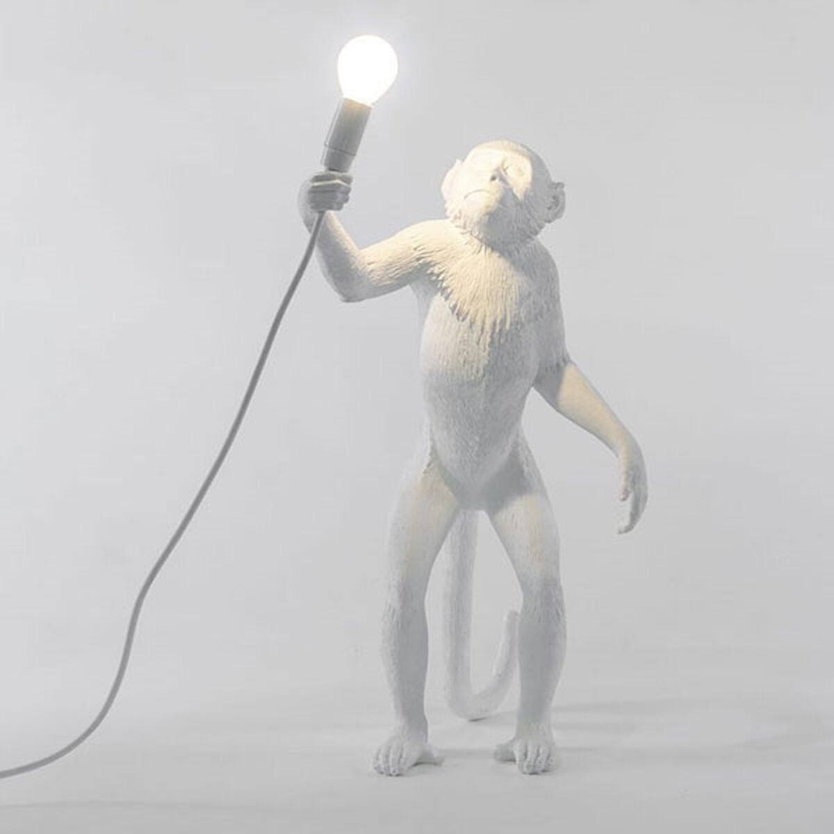 Monkey Staande Tafellamp Wit