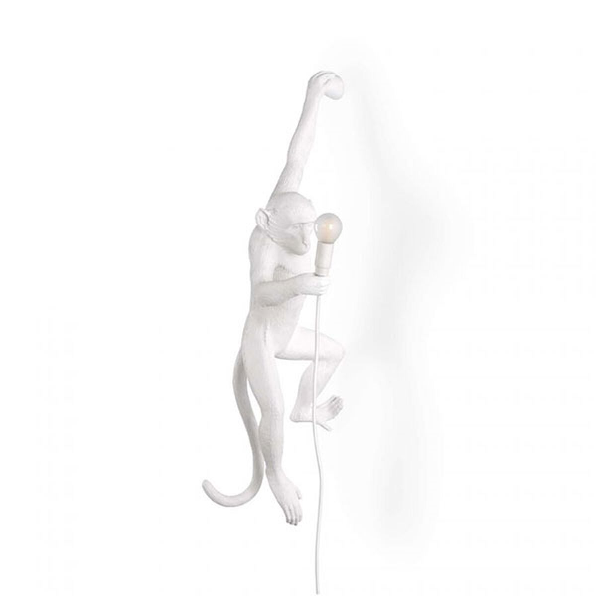 Monkey Applique Murale Gauche Suspendue Blanc