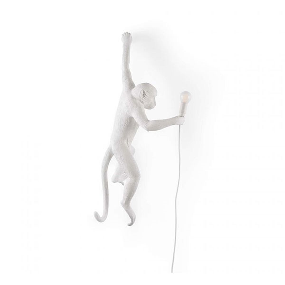 Monkey Applique Murale Gauche Suspendue Blanc