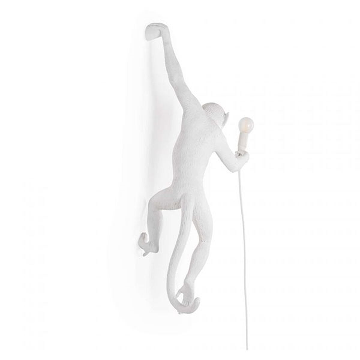 Monkey Applique Murale Gauche Suspendue Blanc
