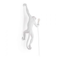 Monkey Applique Murale Gauche Suspendue Blanc