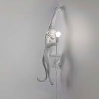 Monkey Applique Murale Gauche Suspendue Blanc
