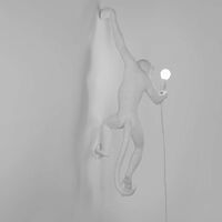 Monkey Applique Murale Gauche Suspendue Blanc
