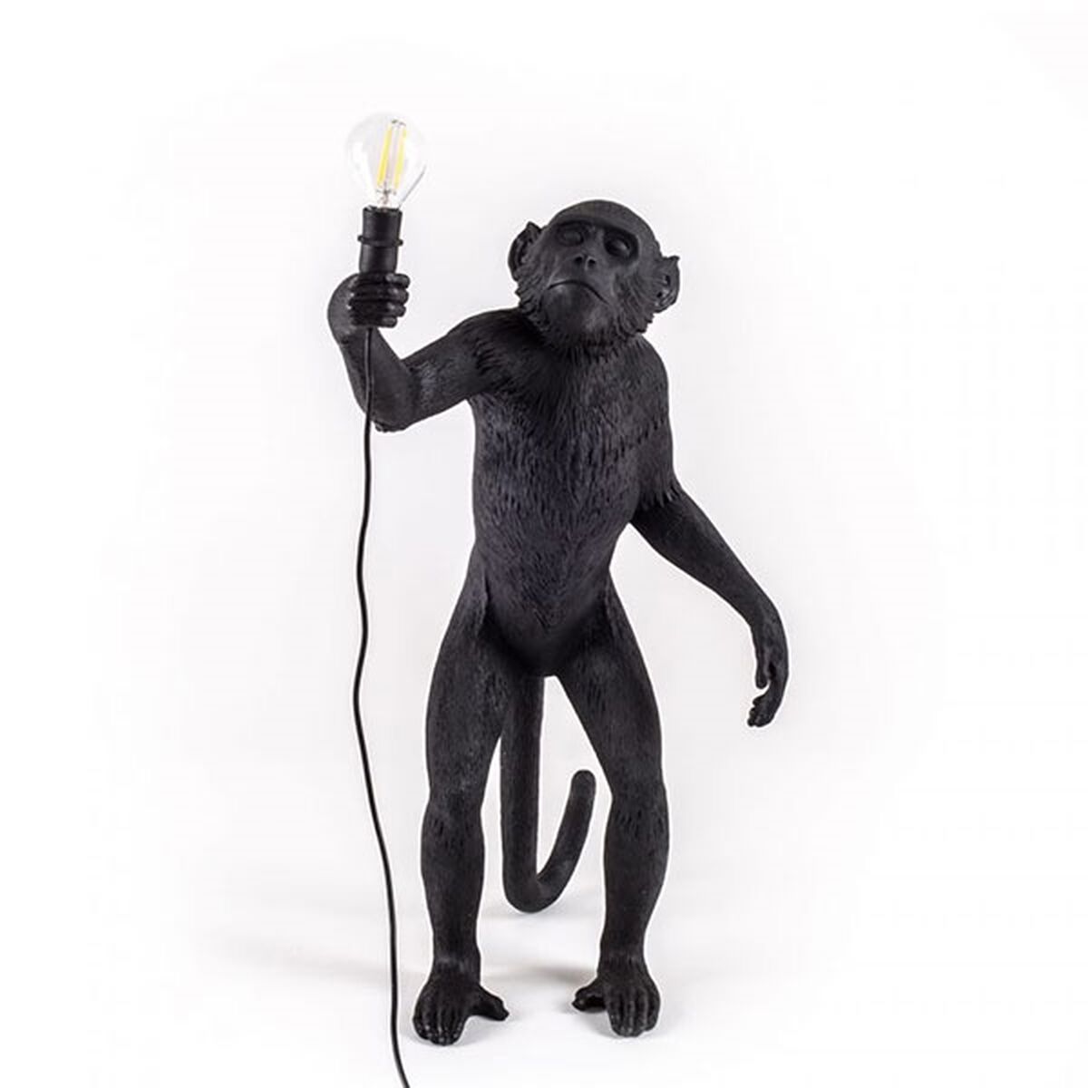 Monkey Stående Bordlampe Sort Utendørs