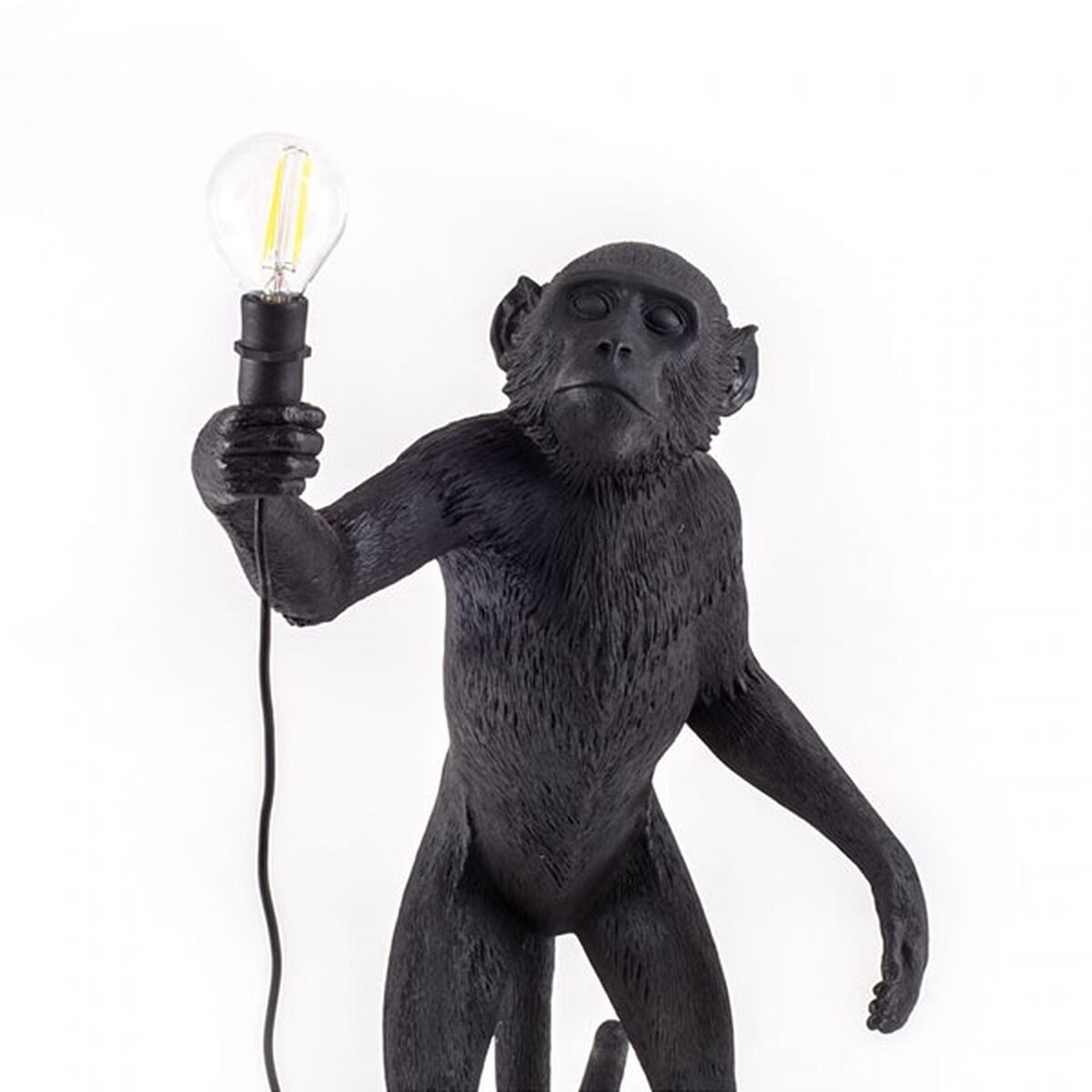 Monkey Stående Bordlampe Sort Utendørs