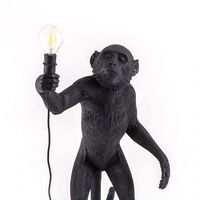 Monkey Stående Bordlampe Sort Utendørs