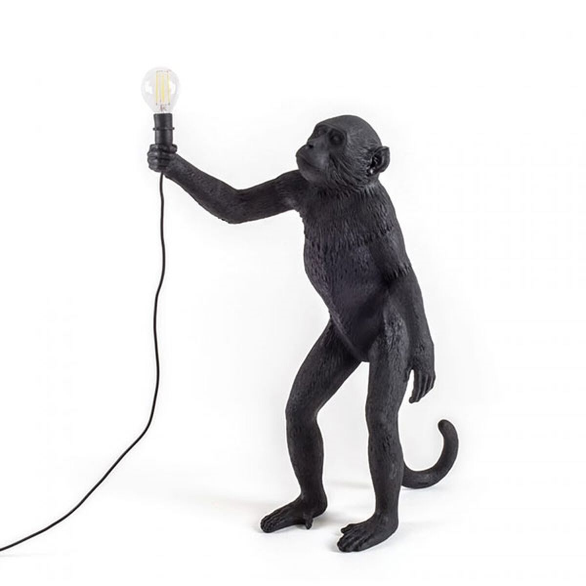 Monkey Stående Bordlampe Sort Utendørs