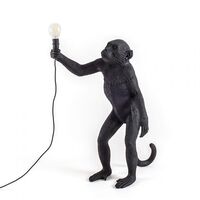 Monkey Stående Bordlampe Sort Utendørs