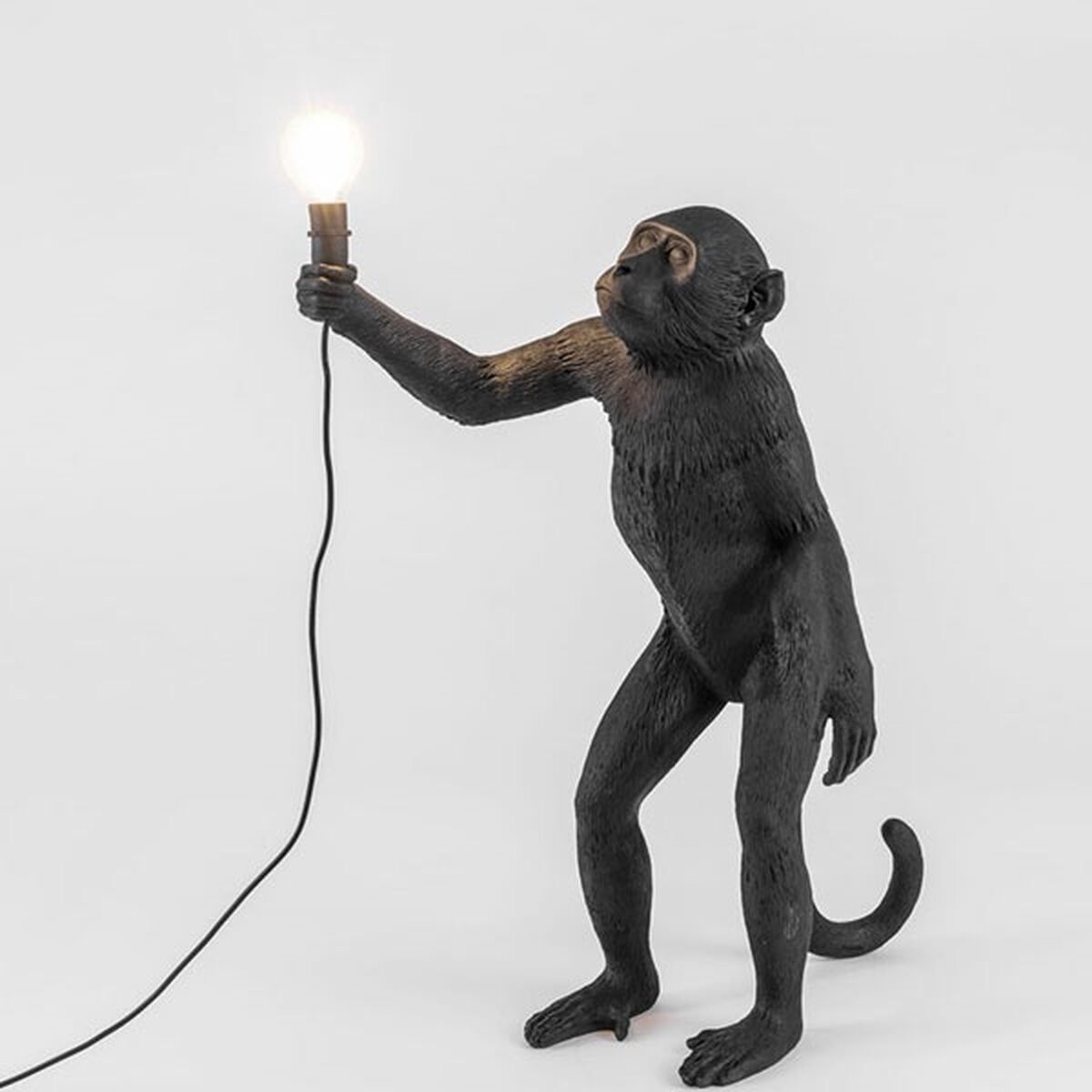 Monkey Stående Bordlampe Sort Utendørs