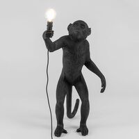 Monkey Stående Bordlampe Sort Utendørs
