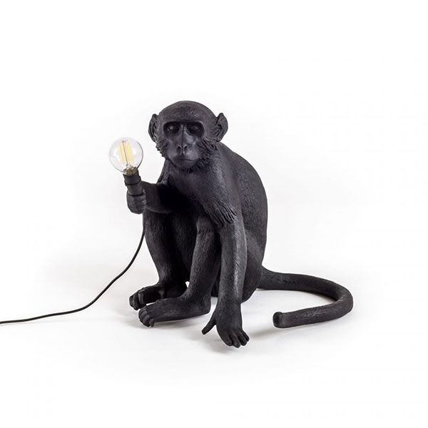 Monkey Bordslampa Svart Utomhus