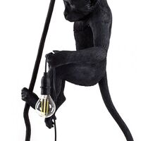 Monkey With Rope Plafoniera Da Esterno Nera