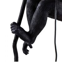 Monkey With Rope Plafoniera Da Esterno Nera