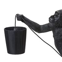 Monkey Lampeskærm Sort
