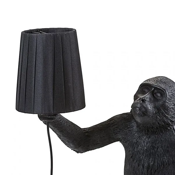 Monkey Lampeskærm Sort