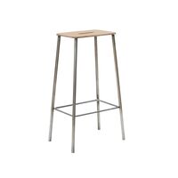 Adam Skammel H76 Rå Stål/Læder