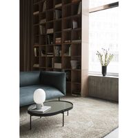 NoNo Table Small Black/ Beige Glass