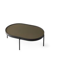 NoNo Bord Stor Sort/ Brunt Glas