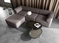 NoNo Bord Stor Sort/ Brunt Glas