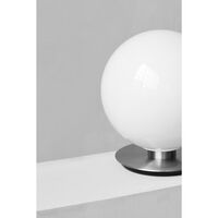 TR Vegglampe Sort Matt Opalglass