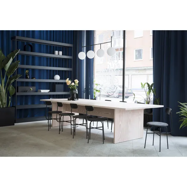 TR Pendel Rail Sort Mat Opal Glas