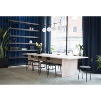 TR Pendel Rail Sort Mat Opal Glas