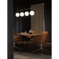 TR Pendel Rail Sort Mat Opal Glas