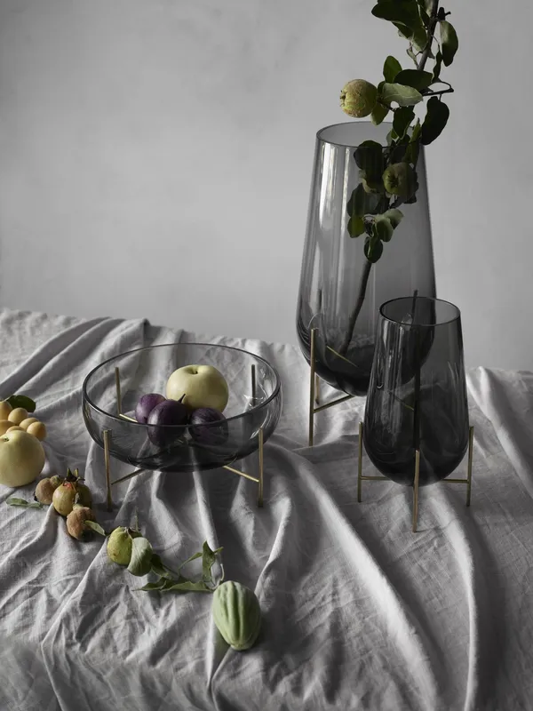 Echasse Vase Liten/Børstet Messing