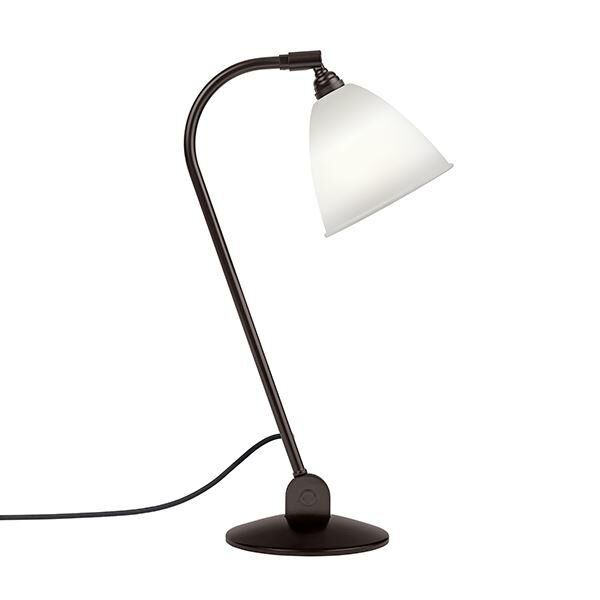 Bestlite BL2 Bordslampa Svart M&auml;ssing/ Porslin